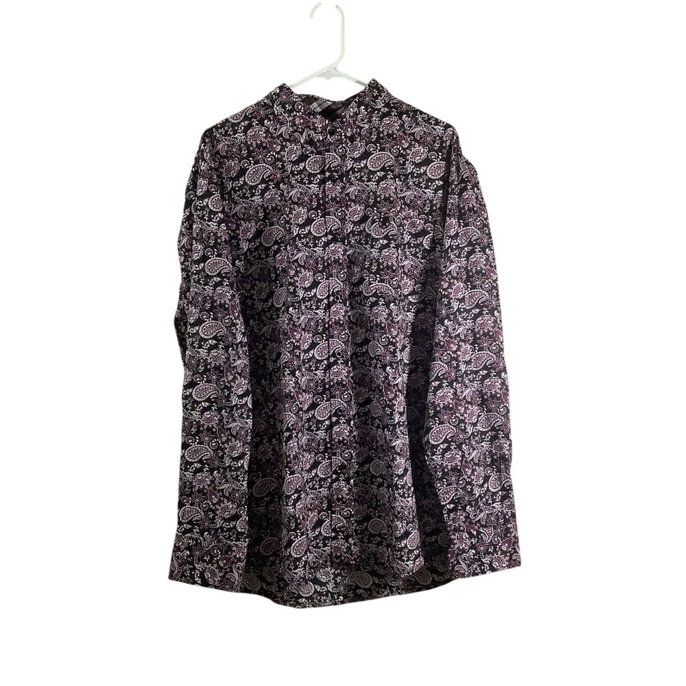 Starr Men's Paisley Long Sleeve Western Shirt Rodeo Equestrian